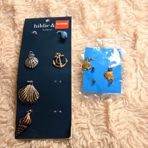 Nautical Charm Set - Gold and Silver Toned